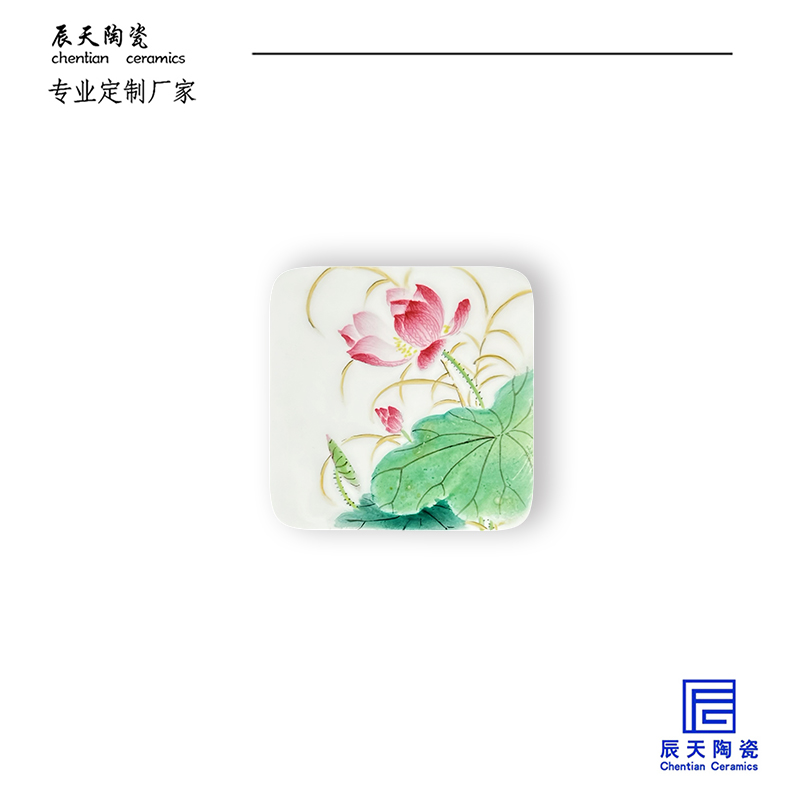 <b>客戶定制 中式花鳥(niǎo)手繪陶瓷瓷片</b>